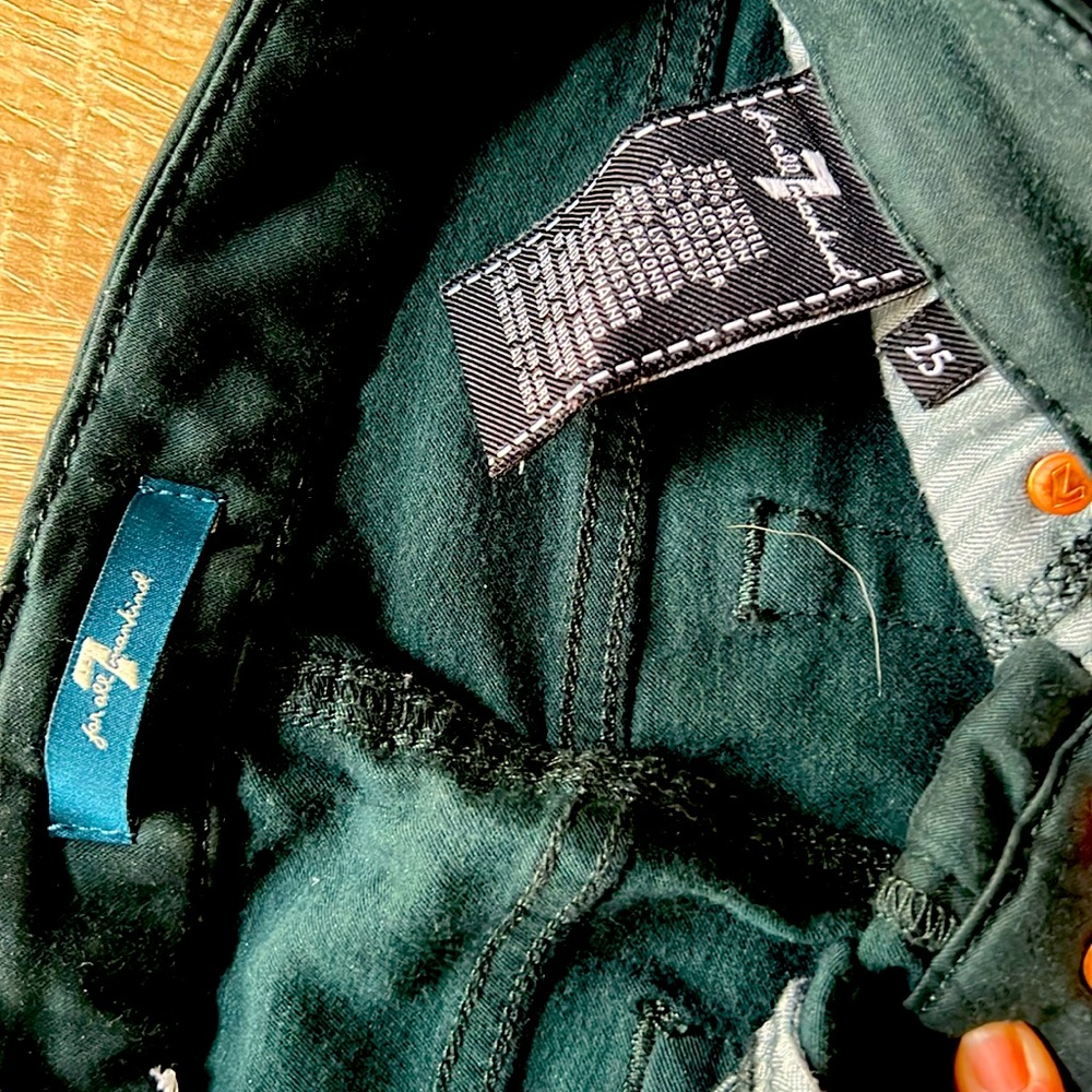 Seven for all Mankind jeans. Stretch.